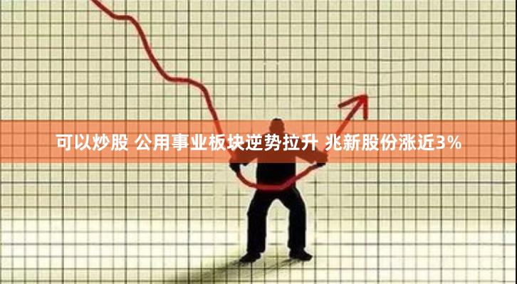 可以炒股 公用事业板块逆势拉升 兆新股份涨近3%